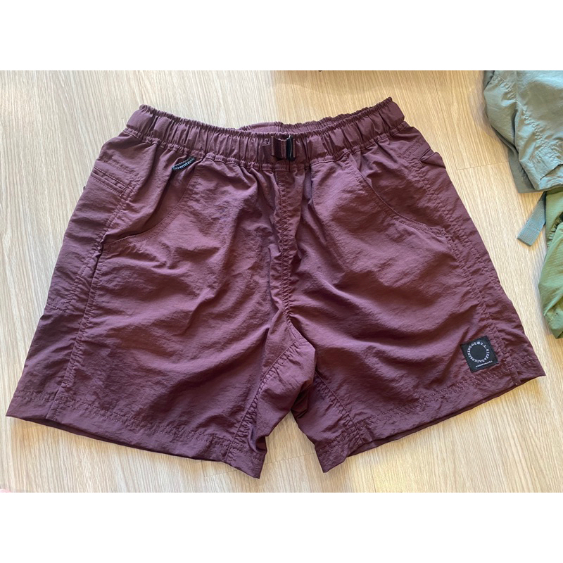 Yamatomichi 山之道 5-pocket shorts短褲 酒紅色 women L
