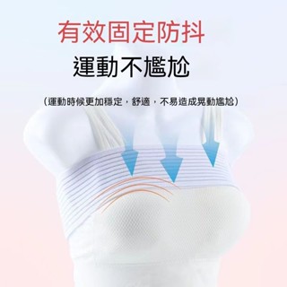 運動束胸帶 防抖動跳繩束胸帶不下垂 壓胸跑步固定防震 透氣 裹胸布 不晃動繃帶 彈力帶 運動透氣 護腕肘膝小腿大腿綁帶