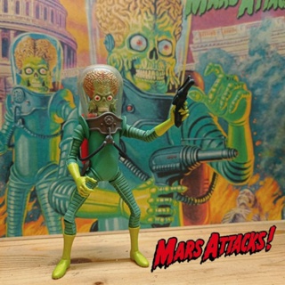 ⭐喔啦玩具店⭐MEZCO 星戰毀滅者 MARS ATTACKS 老玩具 外星人 火星人玩轉地球 玩具公仔