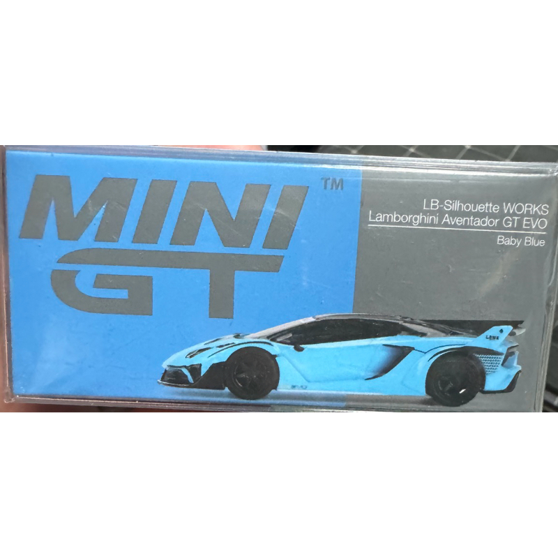 1/64 MINI GT #494 中國經銷版左駕 寄出附贈膠盒  Lamborghini Aventador GT