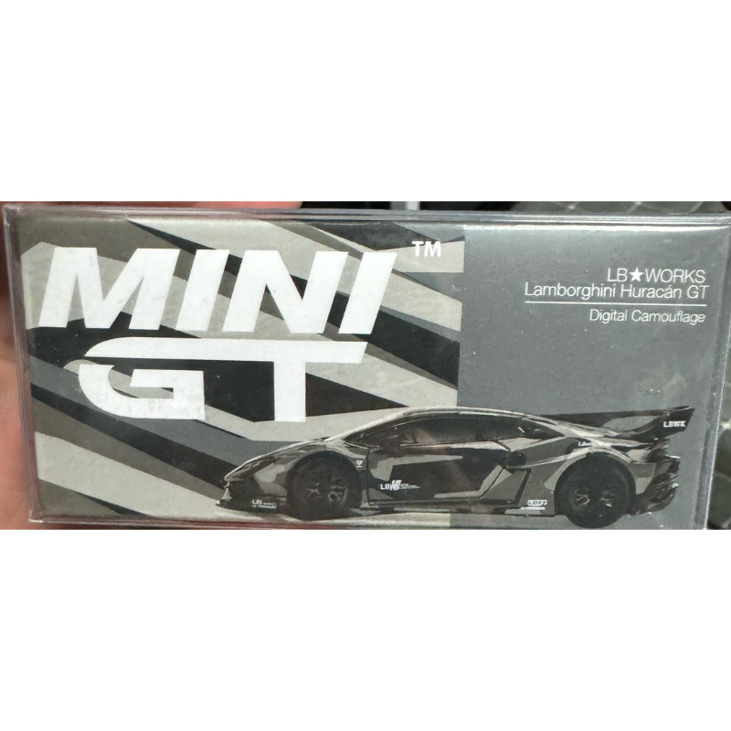 1/64 MINI GT #398 中國經銷版左駕 附贈膠盒 LB WORKS Huracán GT