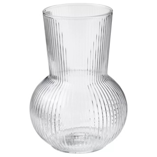 (全新現貨)PADRAG 花瓶/透明玻璃花瓶/花器/花缽/裝飾品-17公分