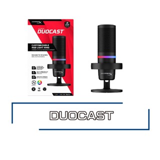 HyperX DuoCast USB 麥克風 隨插即用 可調支架 LED指示燈 多平臺適用.RGB