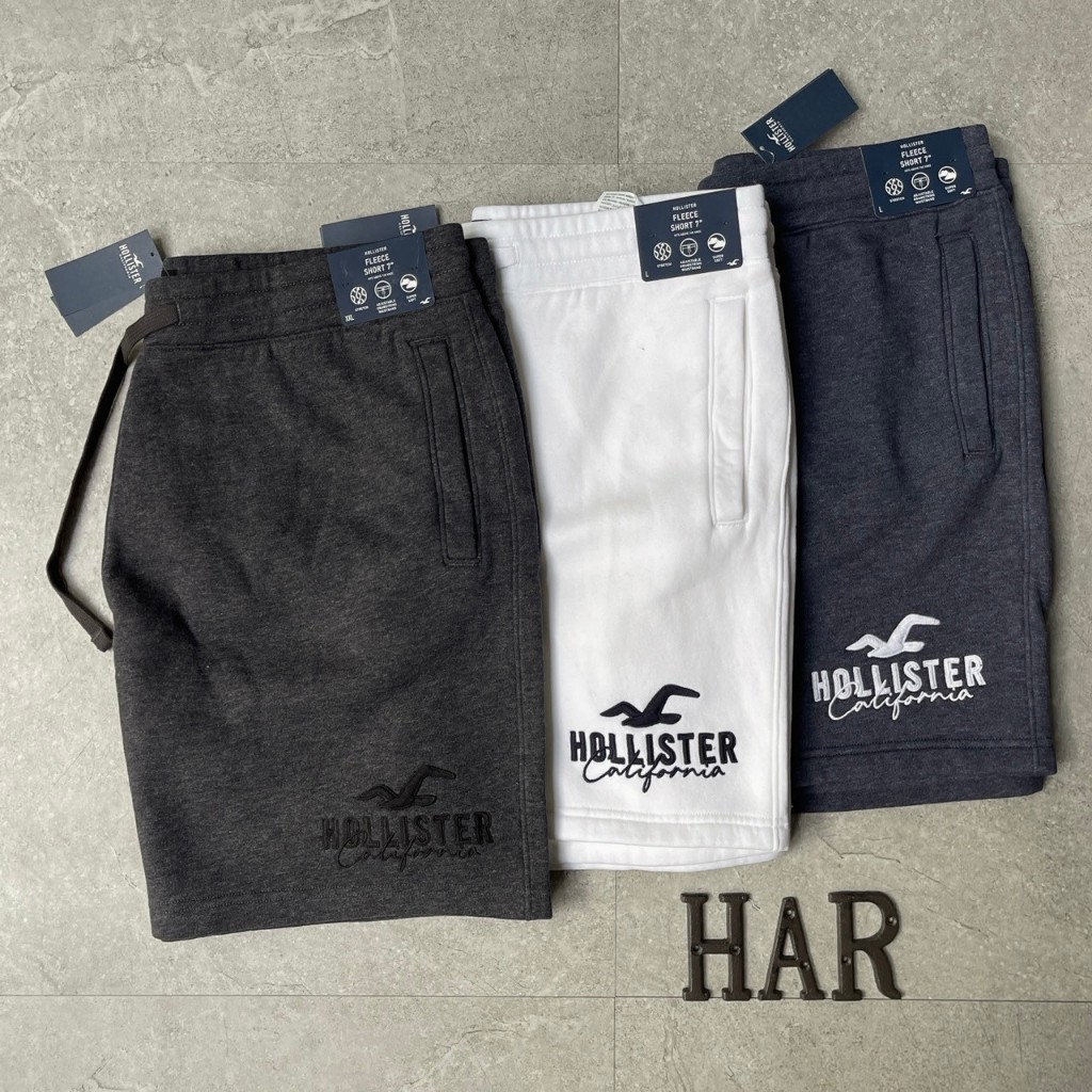 [海鹿馬] Hollister 海鷗 短褲 棉褲 棉短褲 刺繡海鷗 logo 經典款 7吋 有大尺寸