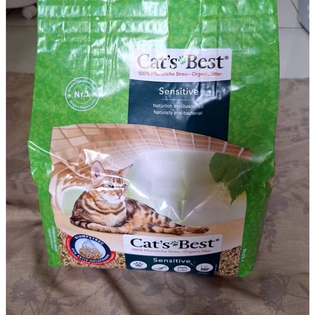 【紫晶小棧】Cat's Best 凱優黑標凝結木屑砂 強效除臭 2.5公斤 (現貨4個) 好市多 寵物 貓咪 好市多