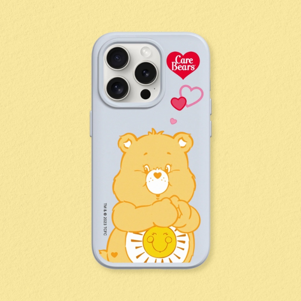 犀牛盾 適用iPhone SolidSuit防摔背蓋手機殼∣Care Bears系列/Funshine Bear
