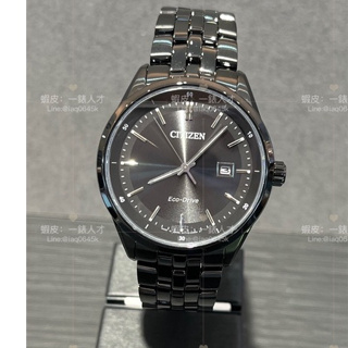 CITIZEN 星辰 GENTS系列 紳士黑 光動能腕錶 (BM7565-80E)