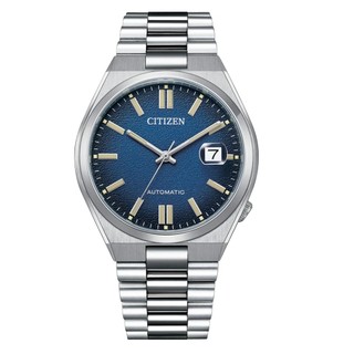 CITIZEN星辰 簡約時尚六角形機械錶 男錶40mm 湛藍款 【Watch On-line Store】