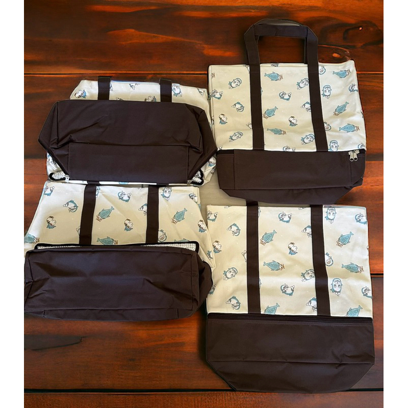 （現）日本 Mofusand鯊魚貓 帆布款 兩段式 購物袋 保溫袋 最新款 New！