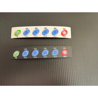 DIY維修零件 原廠 按鍵名版貼紙 短版 喜特麗 林內 懸掛式烘碗機專用 按鍵貼紙 白色 黑色 開關貼紙 DIY 貼紙