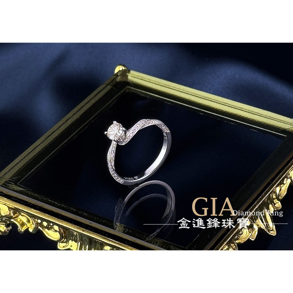 30分白金鑽石女戒J001915板橋金進鋒珠寶 買鑽戒可免費租借結婚黃金套組