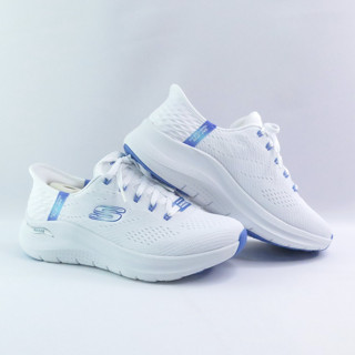 Skechers 150066WWBL 女休閒鞋 Arch Fit 2.0 寬楦 白/藍