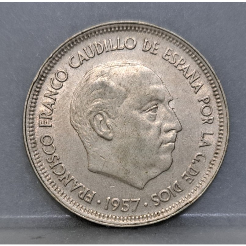 幣1107 西班牙1957年50比塞塔硬幣