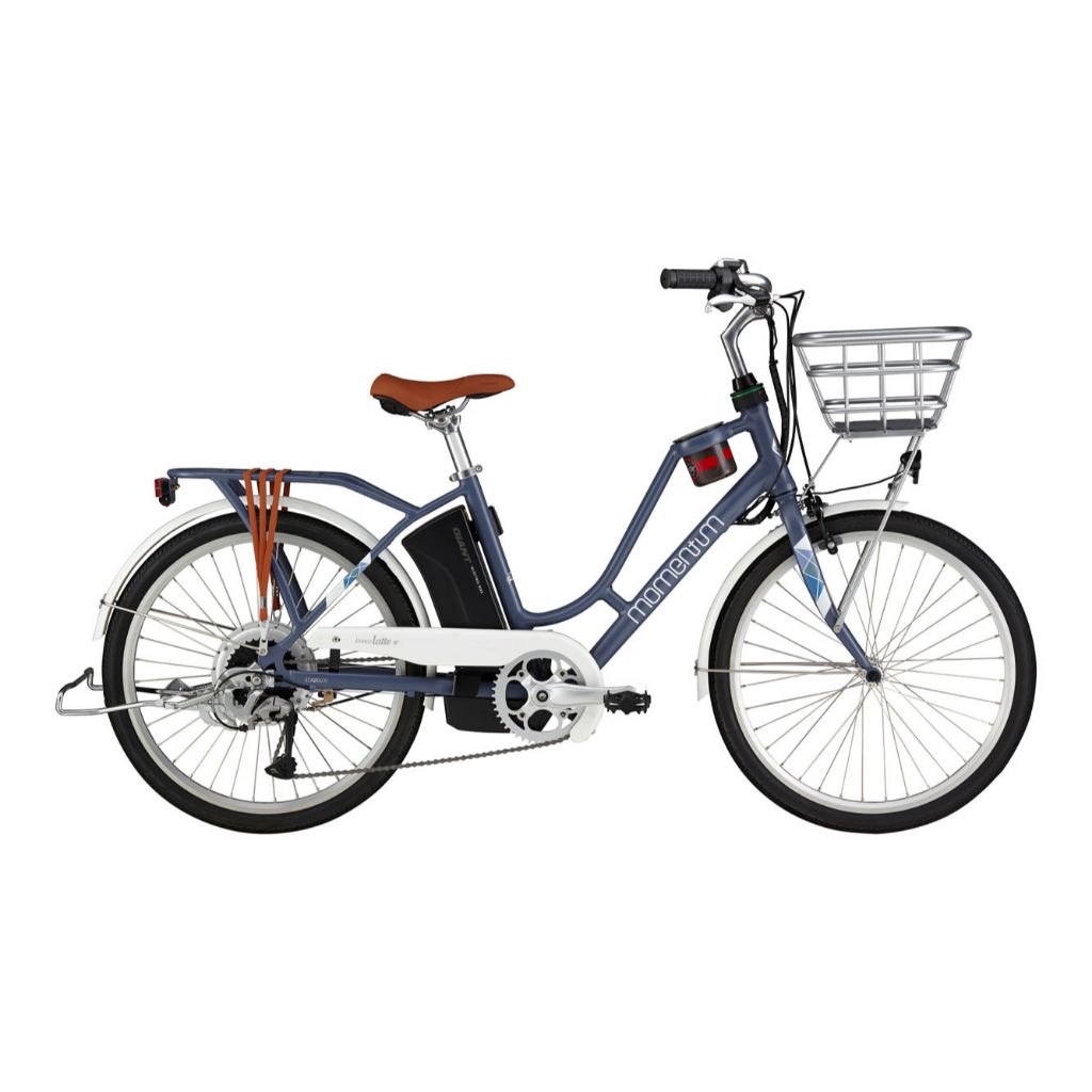 🔥全新公司貨🔥GIANT Momentum Latte E+ 電動輔助自行車- 藍、粉紅   合格親子車   聊聊享優惠