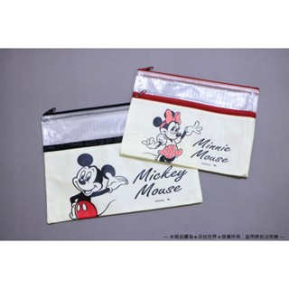 日本 迪士尼 Disney Mickey Minnie Mouse 米老鼠 米奇 米妮 唐老鴨 PVC材質 拉鍊 收納袋