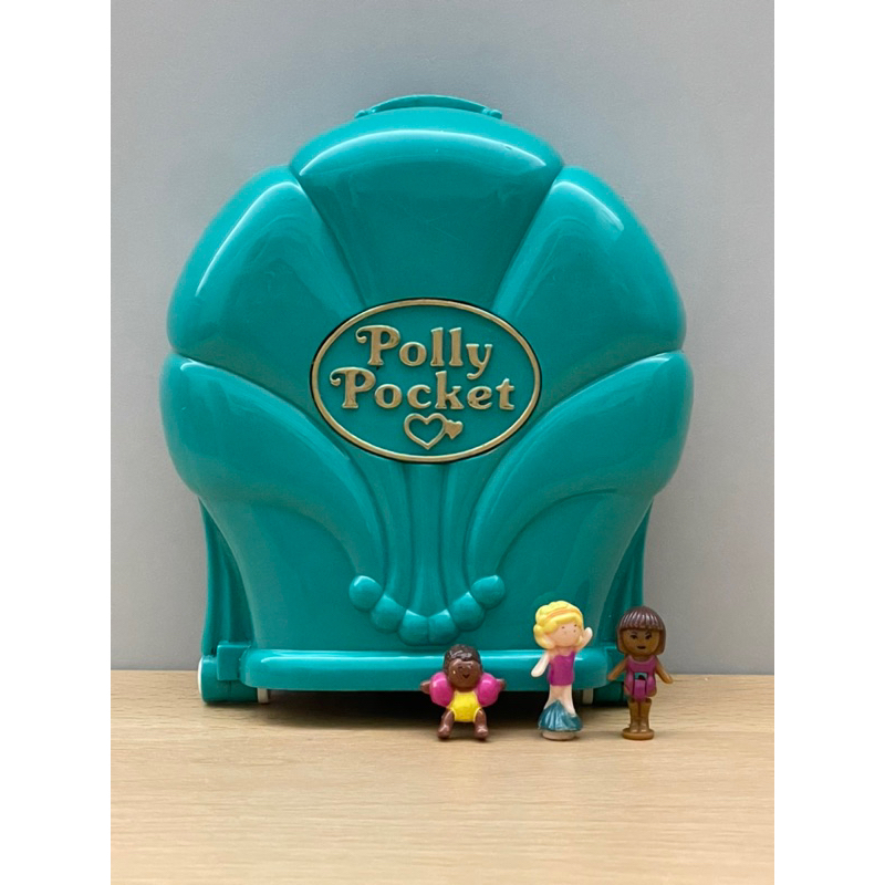 現貨1995 polly pocket splash and slide 游泳池戲水 古董玩具