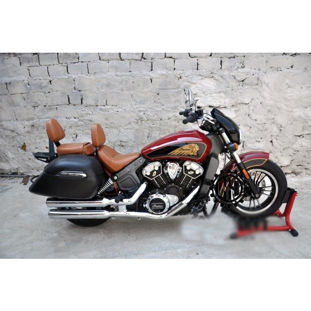 印第安大師收納箱大容量 適用於 Indian 重機改裝機車防水包 indian scout 改裝Scout bobber