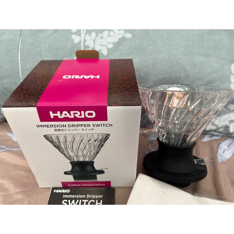 日本HARIO SSD-360 浸漬式濾杯360ml SWITCH 內附40入濾紙 V60濾杯 全新 新莊可自取