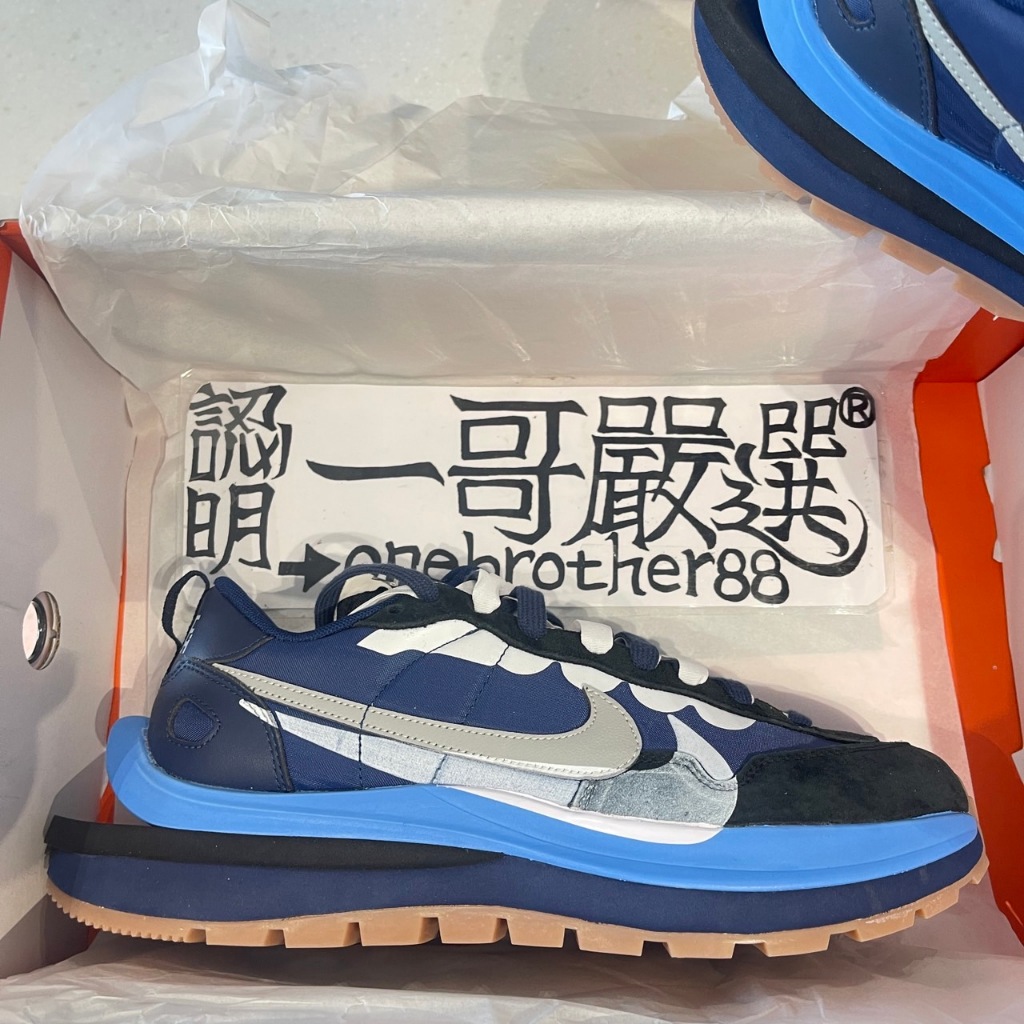 預購 2024 最新配色 一哥 Nike x Sacai vaporwaffle 解構 老爹 黑 白勾 深藍 男女 哥迷