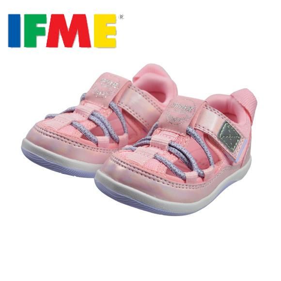 [新竹-實體門市]IFME-排水系列 粉嫩紫條-粉色 日本機能童鞋 原廠公司貨 水涼鞋 涼鞋 玩水鞋