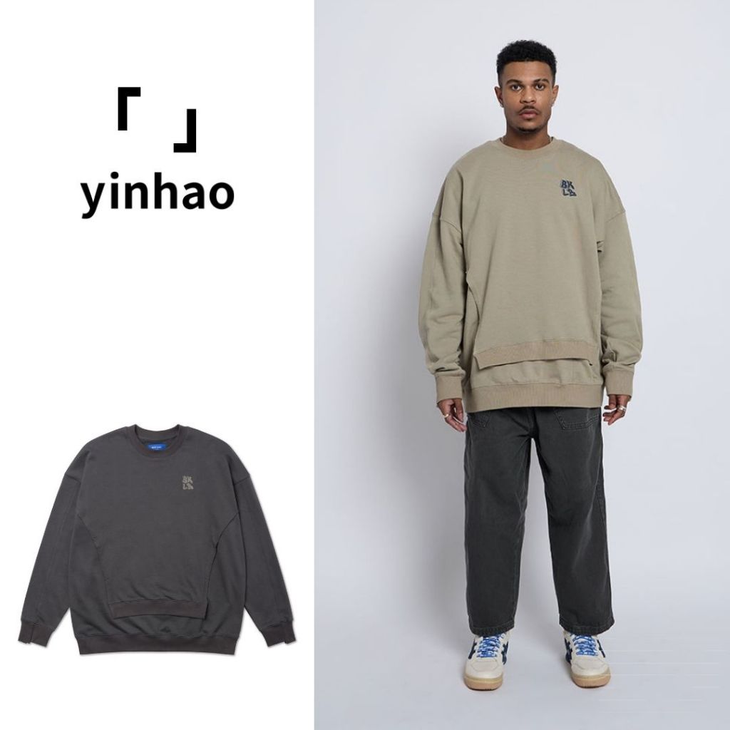 【「　」yinhao】BLACK LABEL ｜Deconstructed SweatShirt