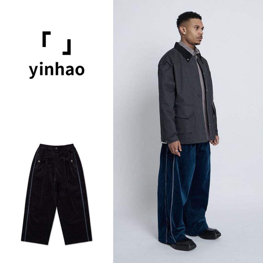 【「　」yinhao】BLACK LABEL ｜Corduroy Wide Pants