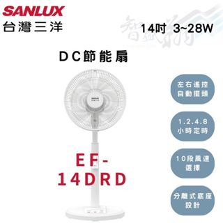 SANLUX三洋 14吋 DC直流 DC節能扇 電風扇 EF-14DRD 智盛翔冷氣家電