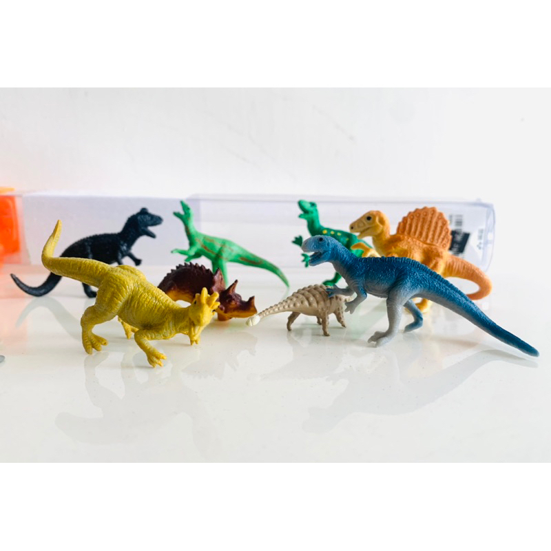 二手 [美國Safari] 699004 肉食性恐龍迷你模型筒 恐龍模型 恐龍玩具