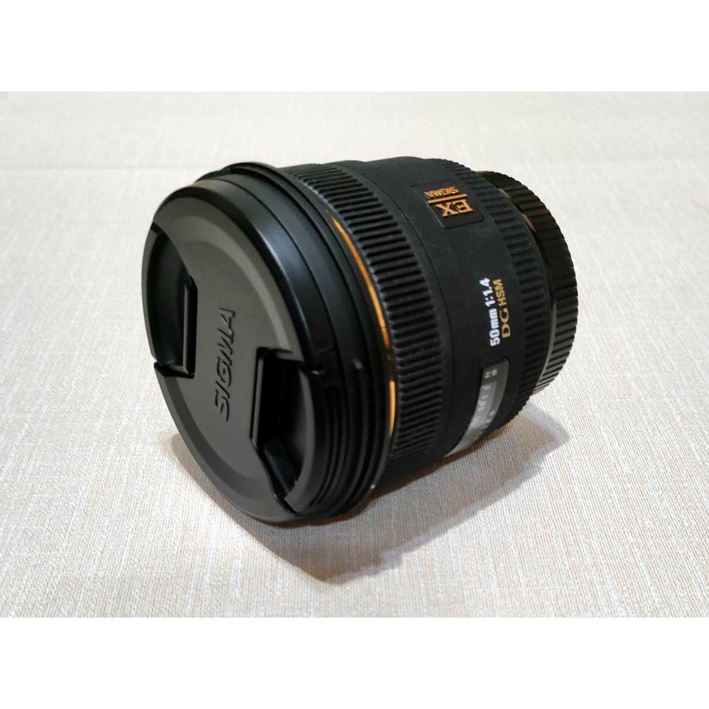 品相優 功能正常 Sigma 50mm f1.4 EX DG HSM for Canon 大光圈人像鏡 台灣公司貨