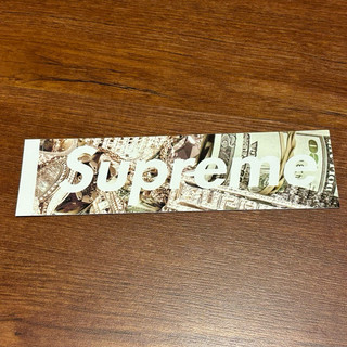 Supreme Bling box logo sticker bogo 鑽石 美金 鑽錢貼紙