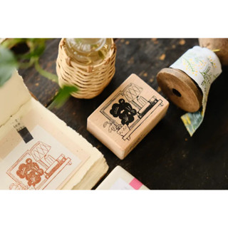 [嗨賴文具] OURS｜生活的一角 - 層架 實木印章 (全新展示品)