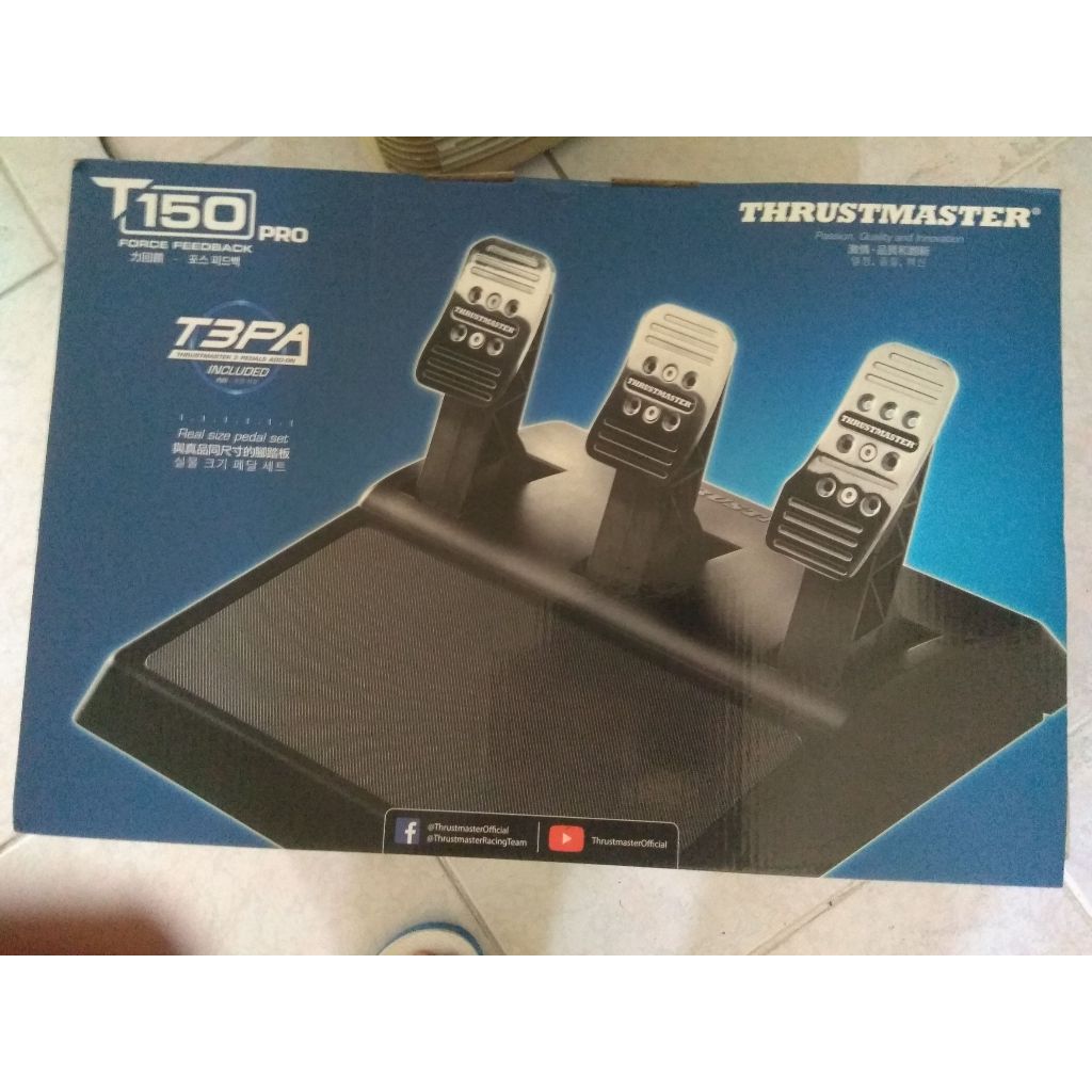 (二手) Thrustmaster T150 Pro 方向盤 + TH8A 排檔器 (代售不拆賣)