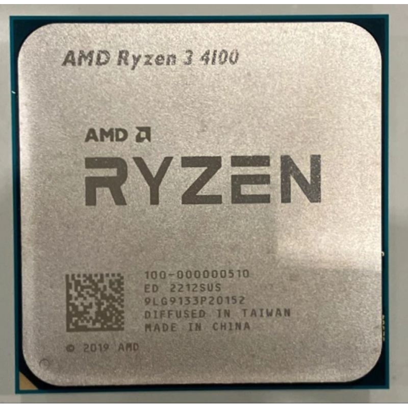 AMD AM4 R3 四核 Ryzen 3 4100 3.8G (up 4.0G) 4C/8T 正式版