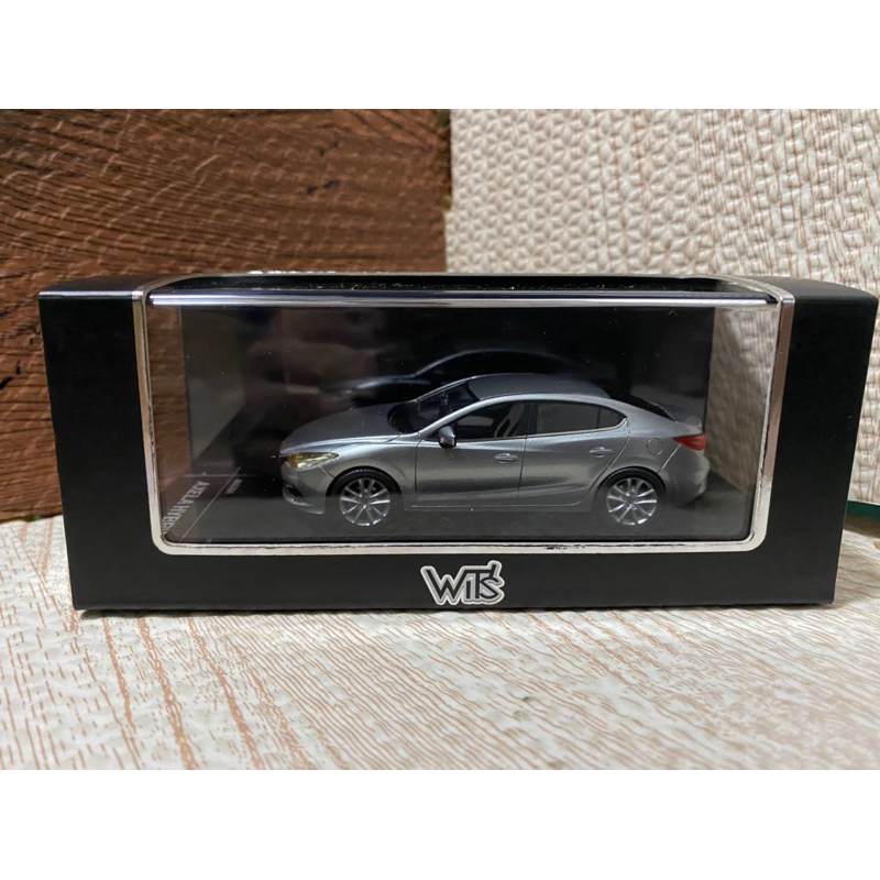 Mazda mazda3 4門 銀色 1/43 日規模型車