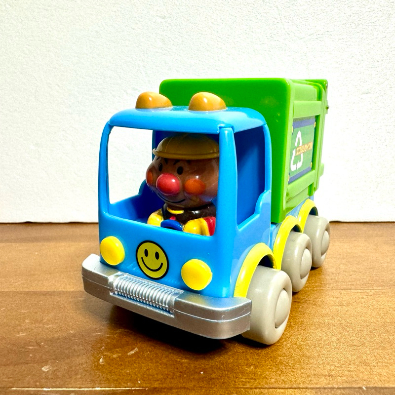 二手 麵包超人 ANPANMAN 清潔車 垃圾車 迴力車 工具車 日本 卡通 玩具 遊戲 高雄 自取 免運費