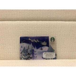 韓國 2016 雪橇 聖誕節 STARBUCKS 星巴克 隨行卡 儲值卡 星巴克卡 限量 收藏
