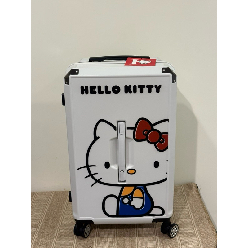 (限時免運費）桂格 Hello Kitty 24吋行李箱 白色經典運動行李箱