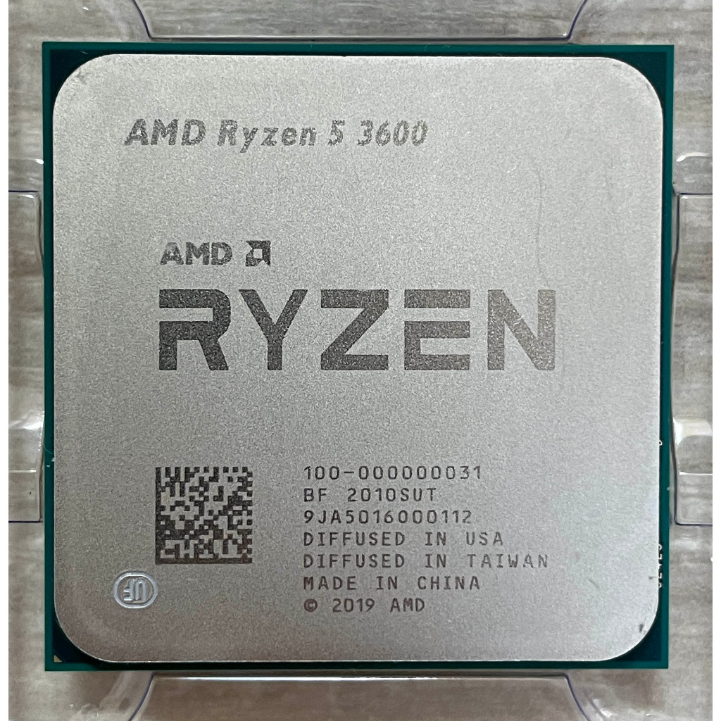 ⭐️【AMD Ryzen 5 3600 6核12線程/AM4 腳位】⭐ R5 3600/無內顯/附散熱膏/保固3個月