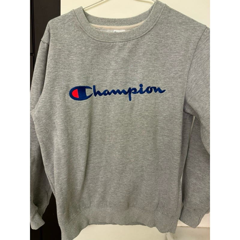 Champion L號刷毛大學T