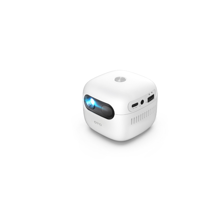 【OVO】小蘋果智慧投影機 U1 支援行動電源可供電