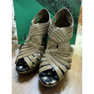 🌈浪漫風 iki2魚口編織 淑女 名媛 涼鞋 高跟鞋 原價3550元