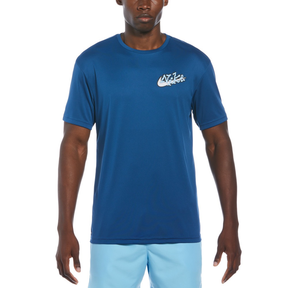NIKE SWIM Dri-FIT 抗紫外線UPF40+ 短袖上衣 運動T恤 (NESSE527-417)