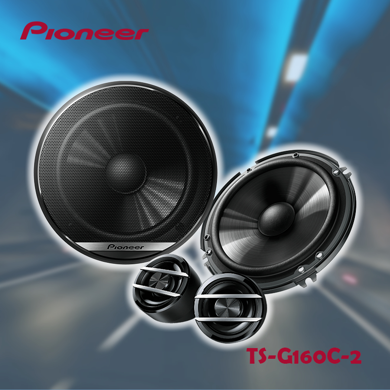 Pioneer 先鋒TS-G160C-2 6.5吋 2音路 300W 分音喇叭  音響 專車專用 汽車音響 汽車喇叭