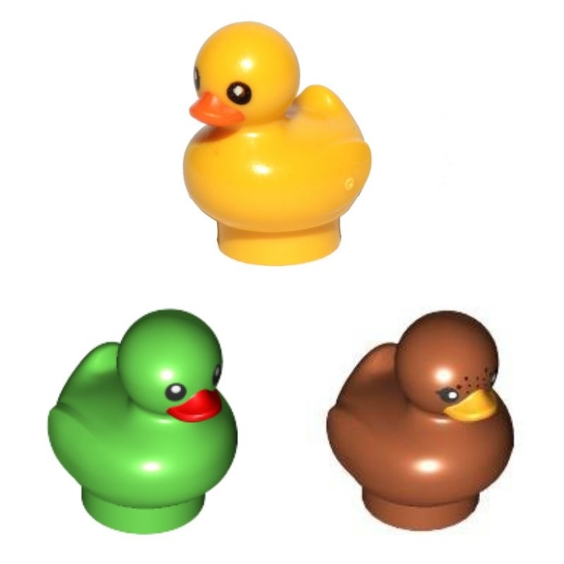 樂高 LEGO 小鴨 小黃鴨 鴨子 mini duck 小綠鴨（60234 71025 41757）