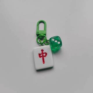 《新品到貨》臺灣現貨/24小時發貨/麻將鑰匙圈/賭俠鑰匙圈/開運鑰匙圈