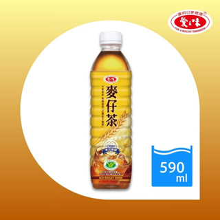 【愛之味】麥仔茶-Oligo腸道保健590ml(24入/箱)