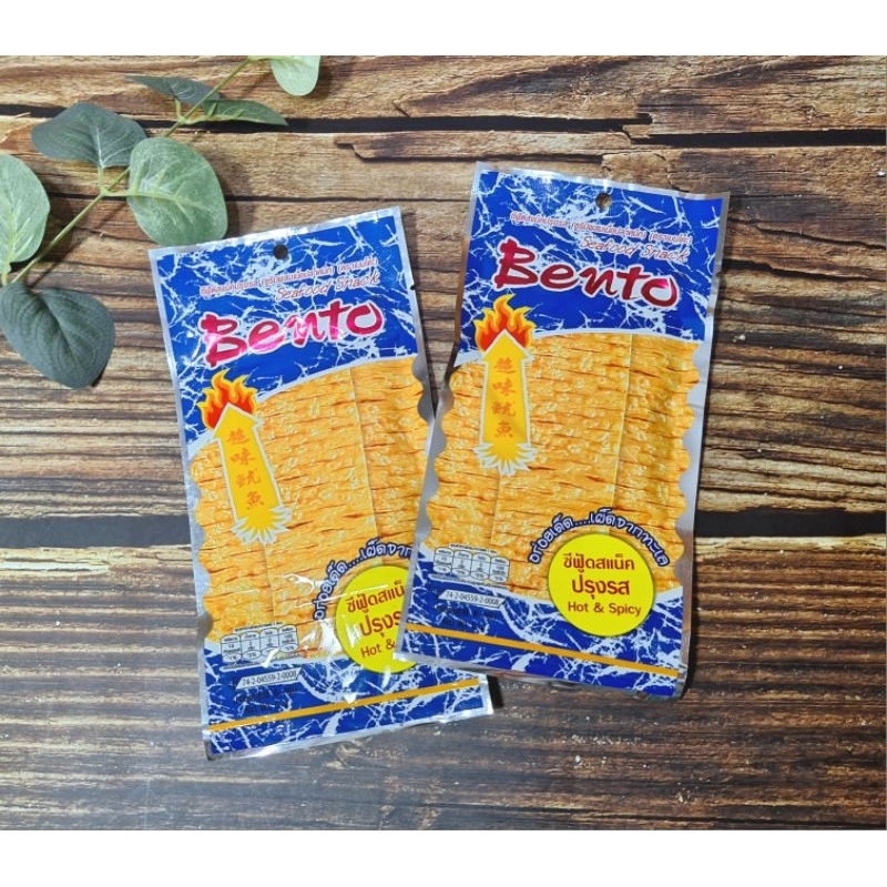 ✓只有零食✓‼️現貨不用等🌊 泰國BENTO 魷魚片 (蒜香藍) 5g 超味魷魚 泰國魷魚片 古早味