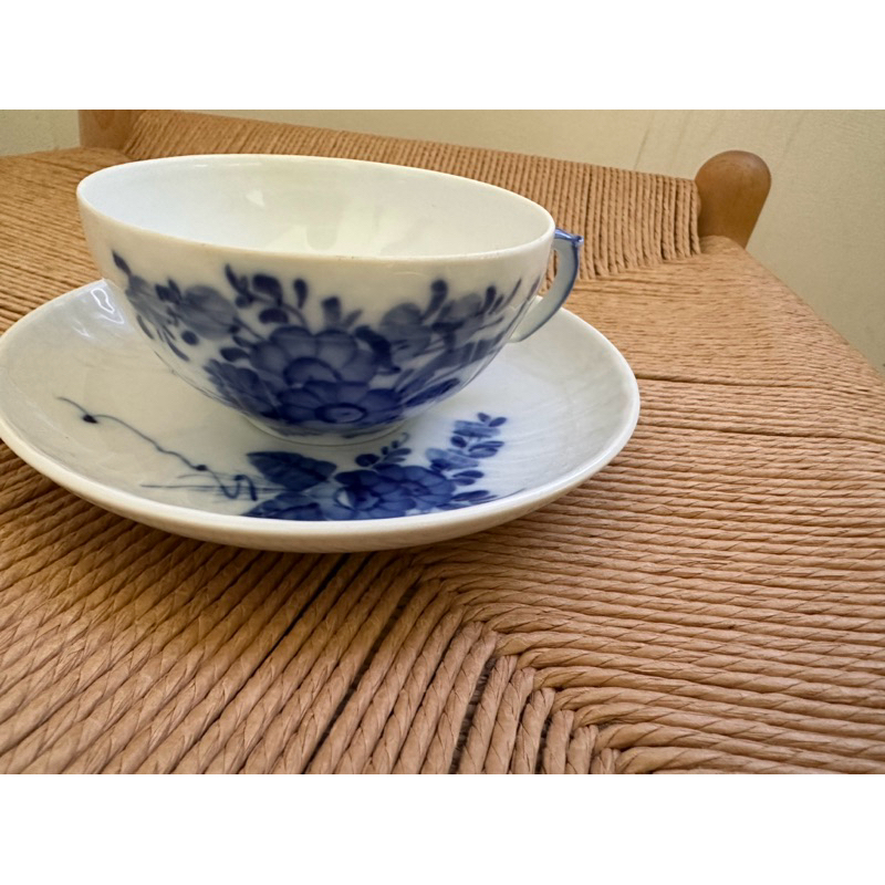 皇家哥本哈根 藍花 紅茶杯組 丹麥製