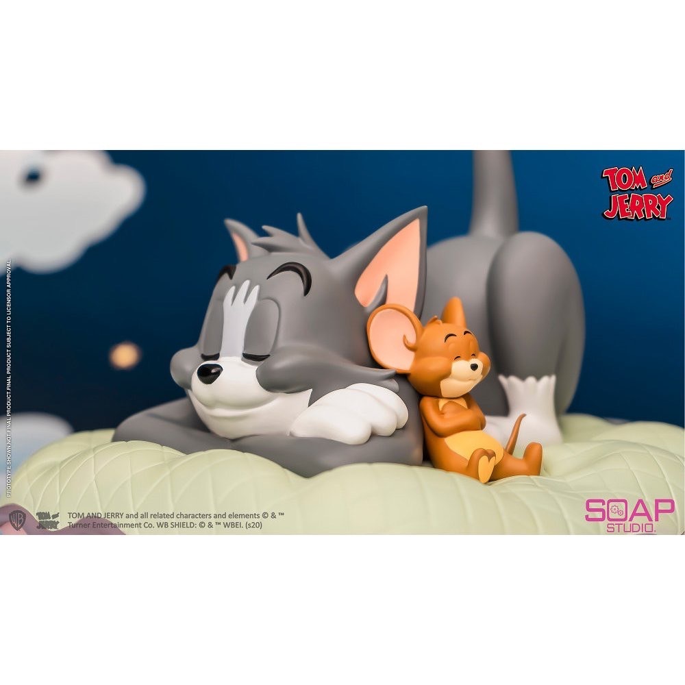 野獸國 SOAP STUDIO CA107 湯姆貓與傑利鼠 酣睡時光款 雕像 貓和老鼠 公仔 收藏