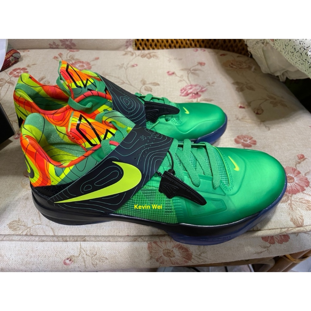 Nike KD 4 IV retro FN6247-300 天氣人 KD4 weatherman 籃球鞋 US10.5